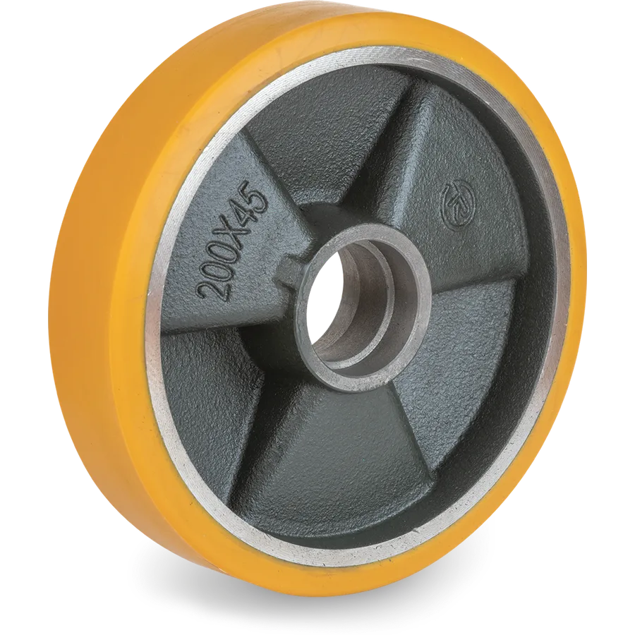 Tellure Rôta 654206 – Rueda de poliuretano TR Ø200×45 mm