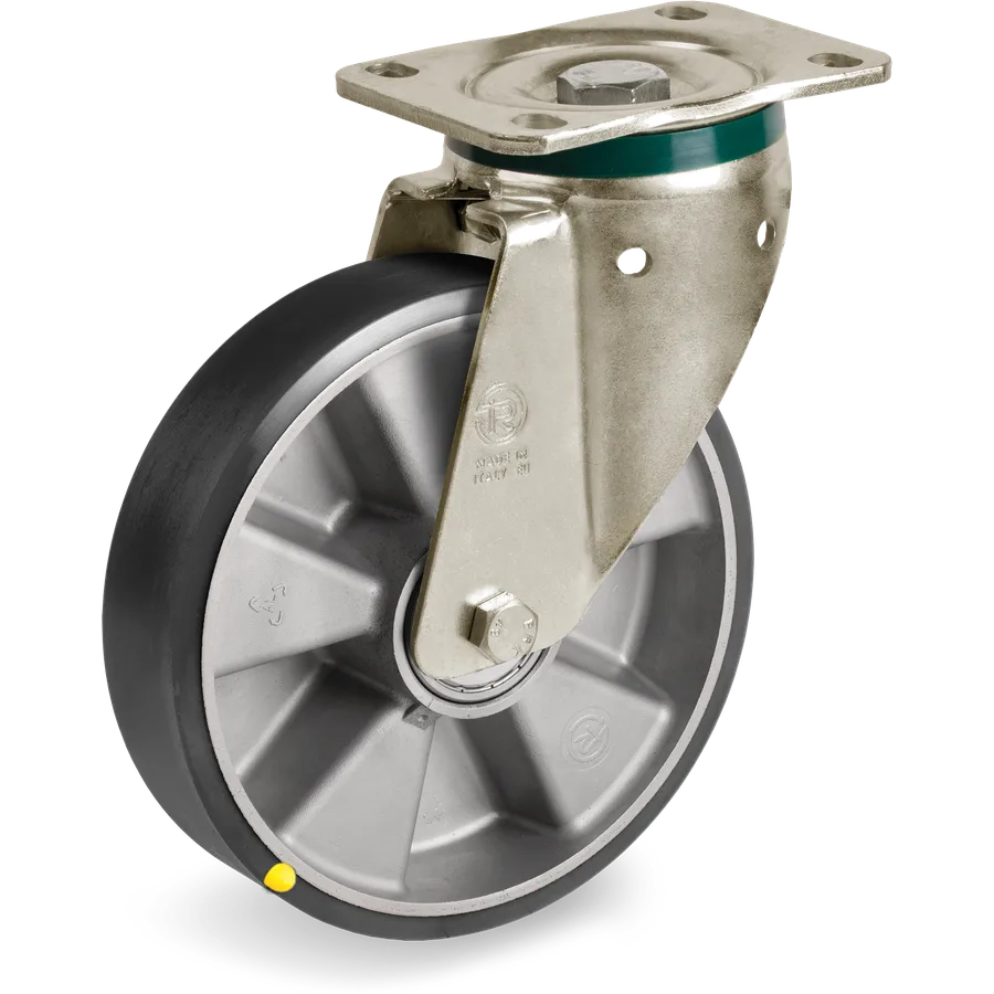 Tellure Rôta 657544ESD – Rueda giratoria de poliuretano TR ESD Ø150×40 mm
