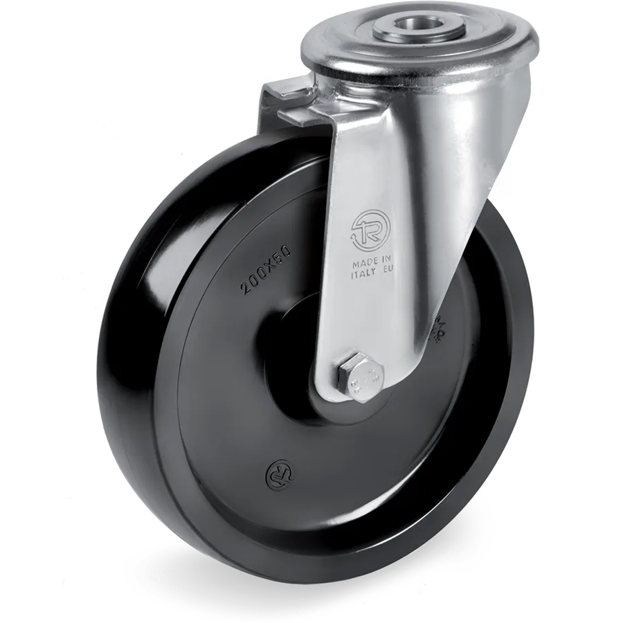 Tellure Rôta 677502 – Rueda giratoria de resina termoendurente Ø100×35 mm