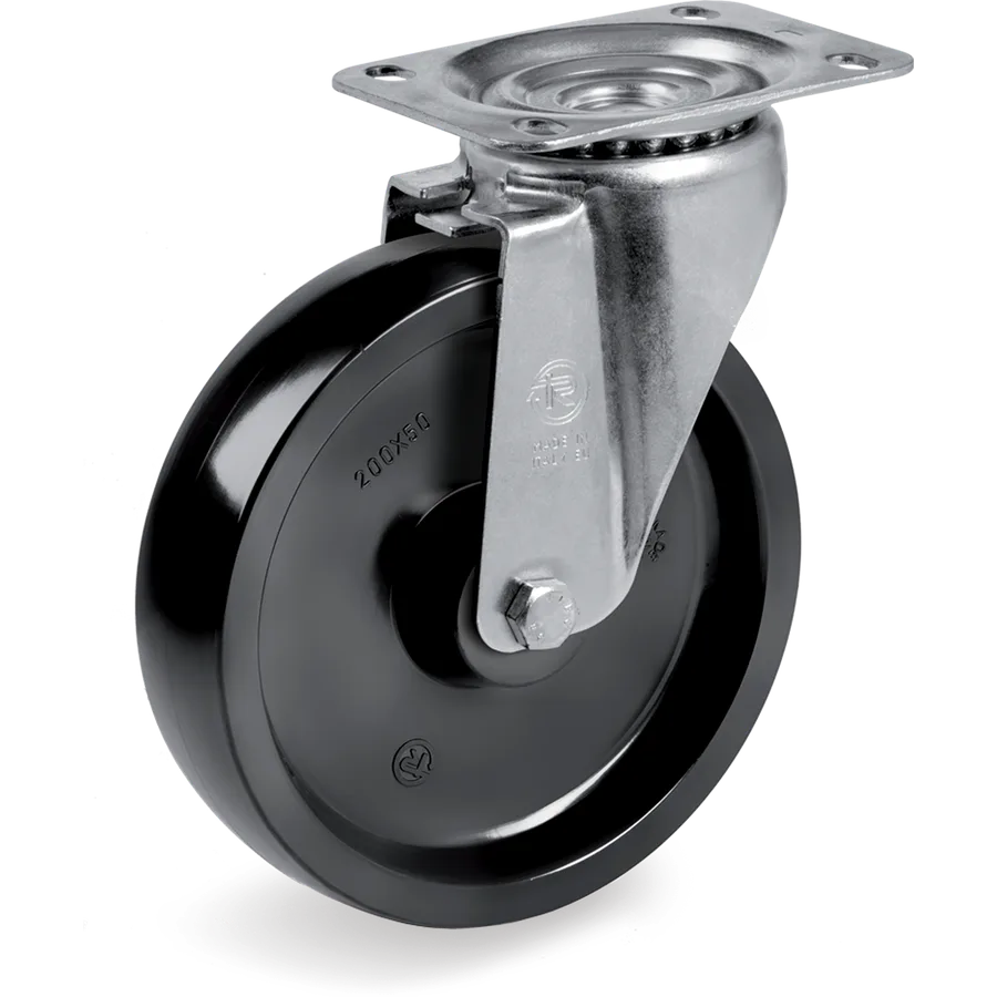 Tellure Rôta 677101 – Rueda giratoria de resina termoendurente Ø80×35 mm