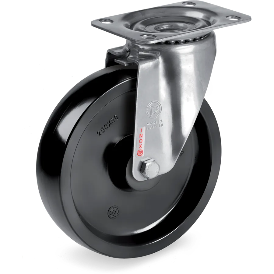 Tellure Rôta 677902 – Rueda giratoria de resina termoendurente Ø100×35 mm