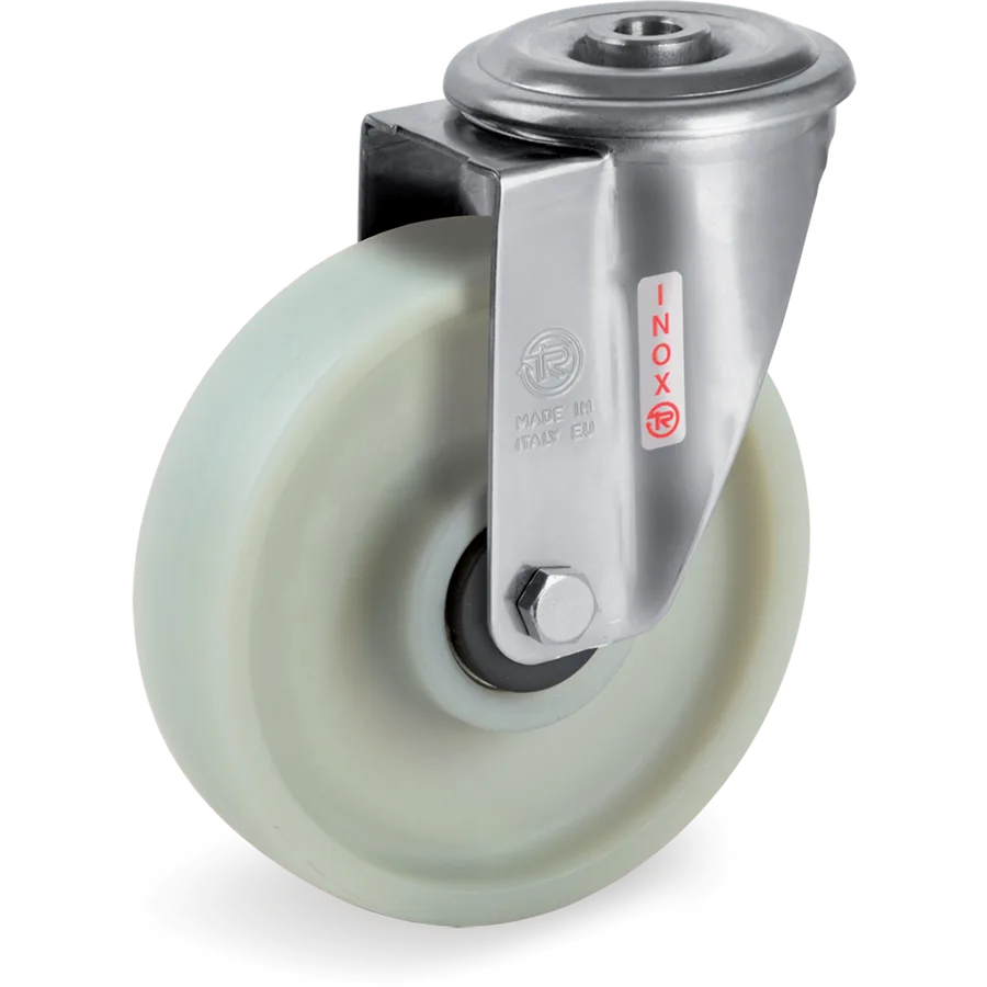 Tellure Rôta 685983 – Rueda giratoria de poliamida 6 Ø125×30 mm