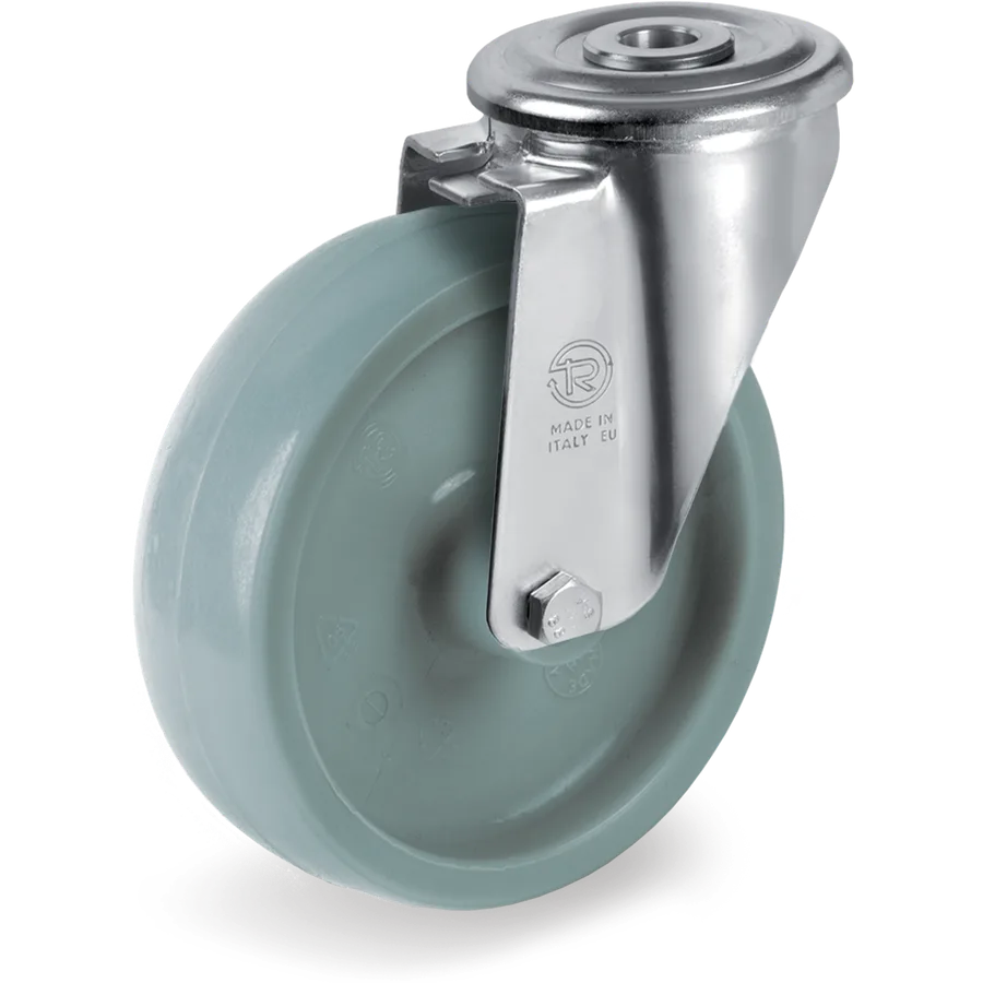 Tellure Rôta 687701GRY – Polyamide 6 swivel castor Ø80×30 mm