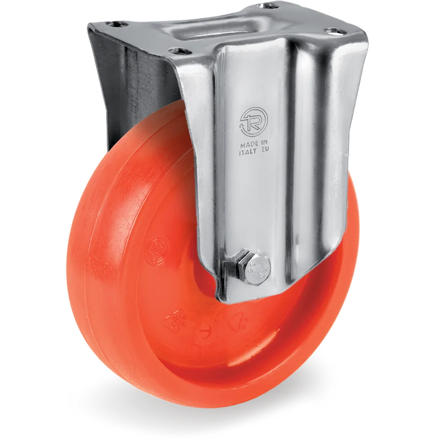 Tellure Rôta 685101ORA – Rueda fija de poliamida 6 Ø80×30 mm