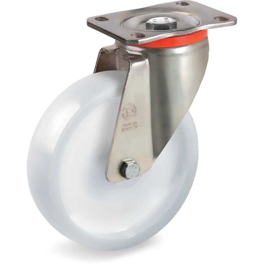 Tellure Rôta 684972 – Rueda giratoria de poliamida 6 Ø100×35 mm