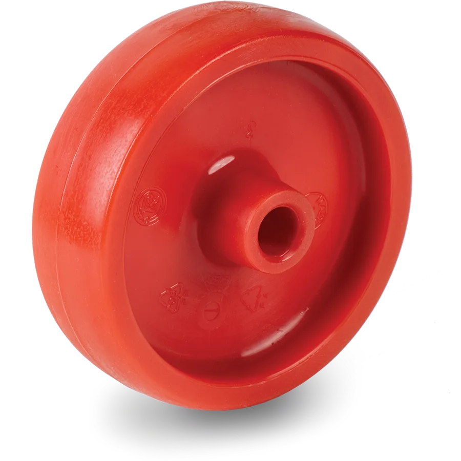 Tellure Rôta 681112RED – Rueda de poliamida 6 Ø100×30 mm
