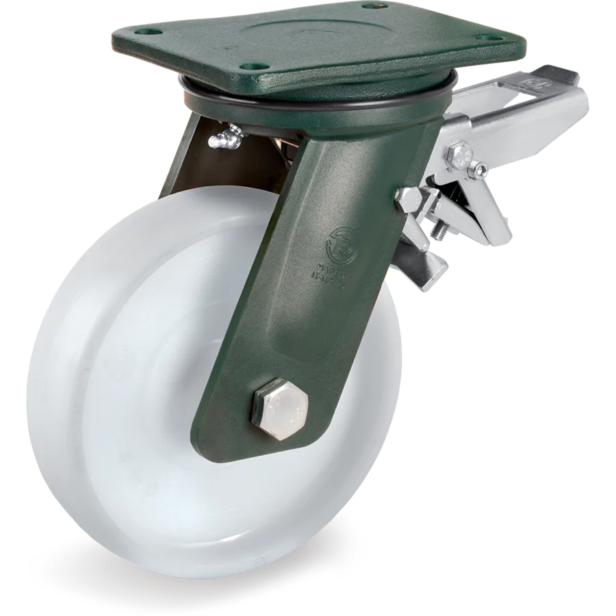 Tellure Rôta 688707 – Polyamide 6 swivel castor Ø250×60 mm with brake