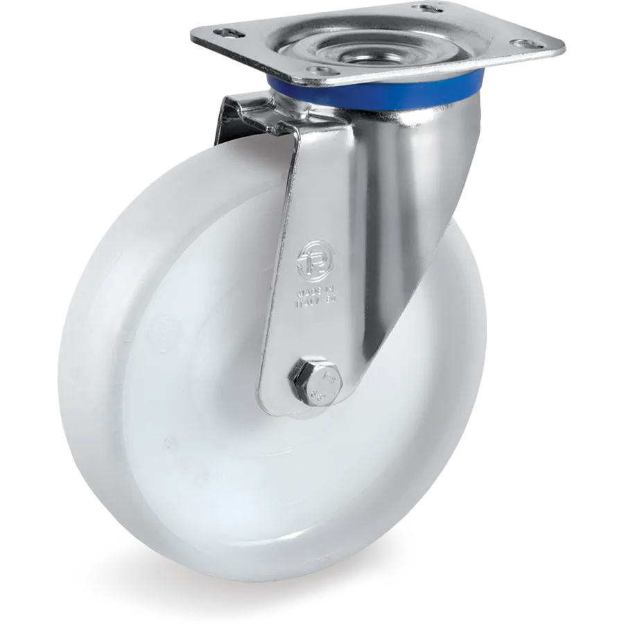 Tellure Rôta 684206 – Rueda giratoria de poliamida 6 Ø200×50 mm