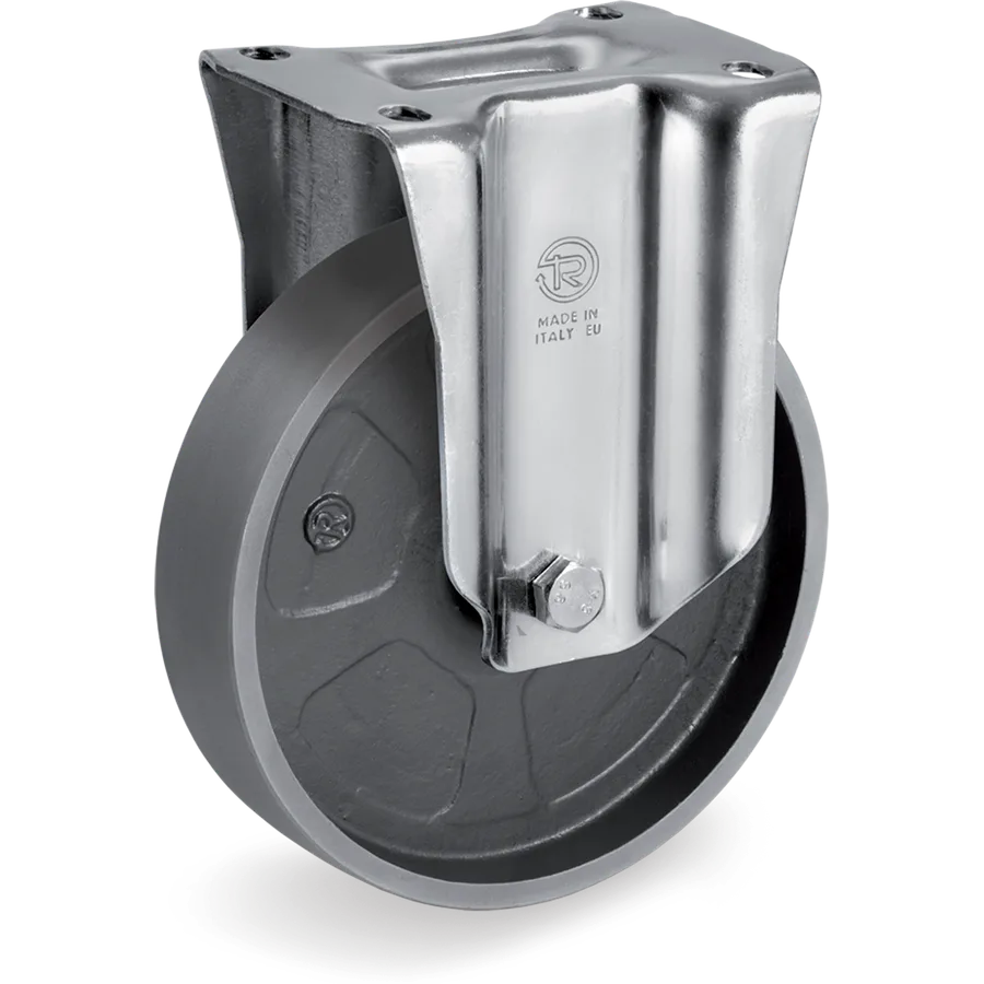 Tellure Rôta 695804 – Rueda fija de hierro fundido Ø150×50 mm