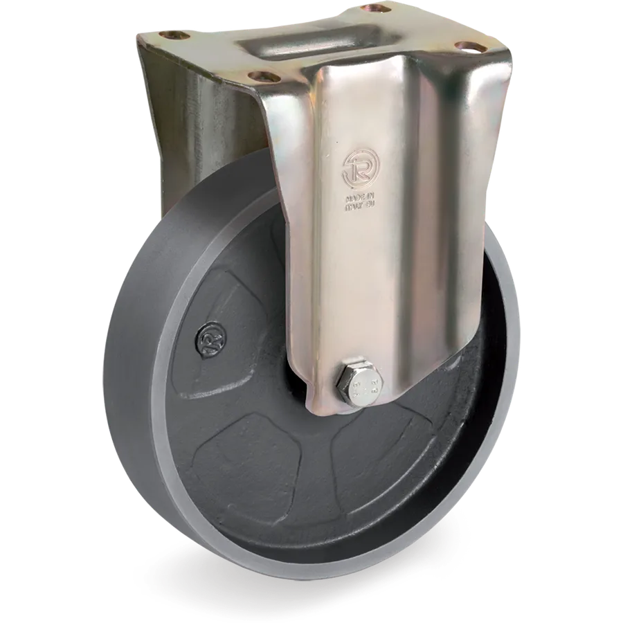 Tellure Rôta 698603 – Rueda fija de hierro fundido Ø125×40 mm