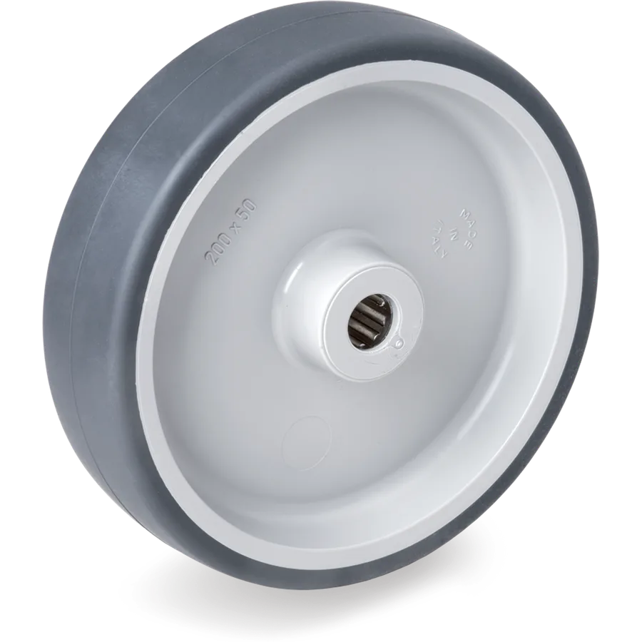 Tellure Rôta 713101 – Rueda de goma termoplástica Ø80×30 mm