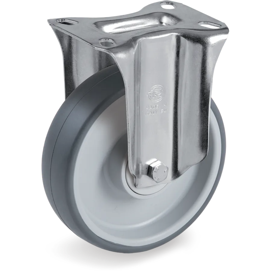 Tellure Rôta 714806 – Rueda fija de goma termoplástica Ø200×50 mm