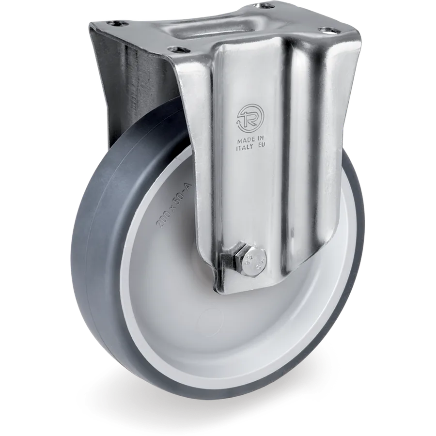 Tellure Rôta 715702 – Rueda fija de goma termoplástica Ø100×30 mm