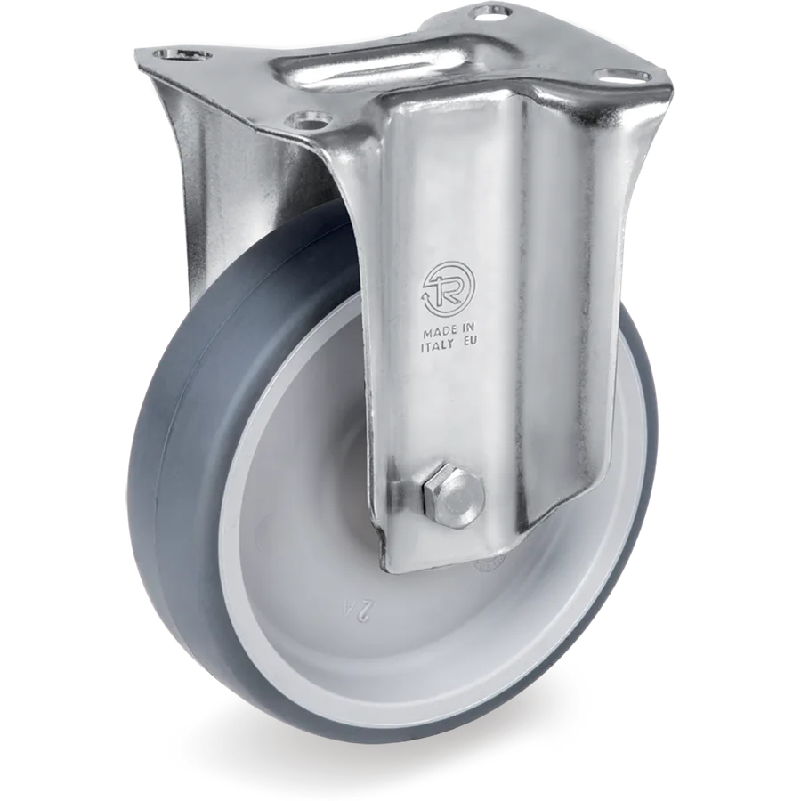 Tellure Rôta 716002 – Rueda fija de goma termoplástica Ø100×30 mm