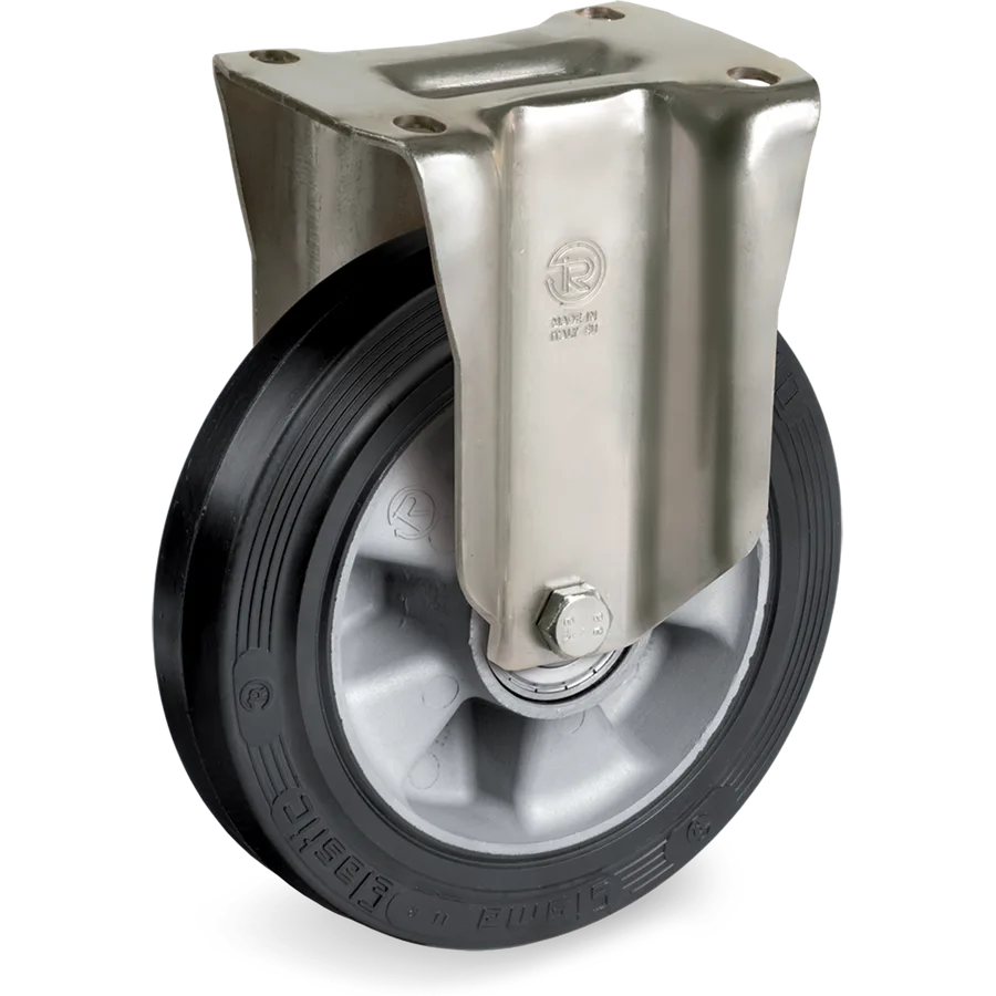 Tellure Rôta 728514 – Rueda fija de goma elástica Ø160×50 mm