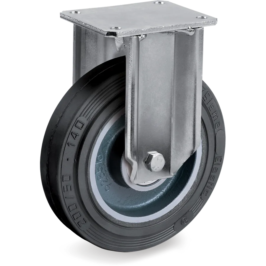 Tellure Rôta 728814 – Rueda fija de goma elástica Ø150×50 mm