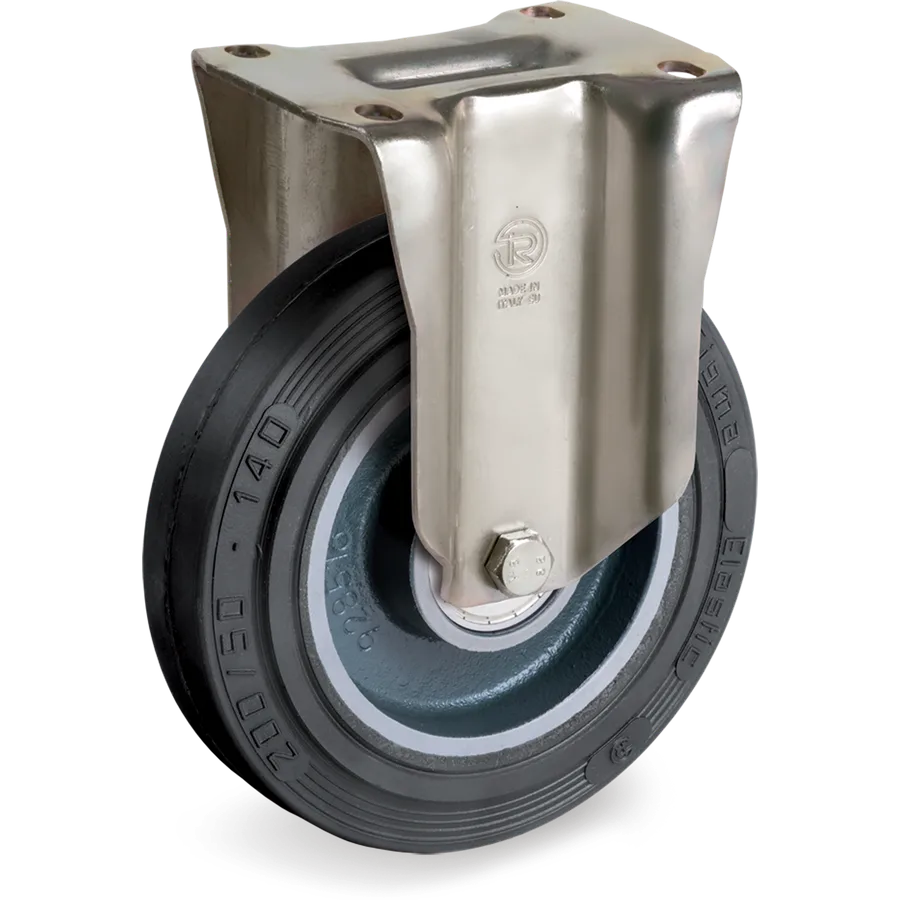 Tellure Rôta 728513 – Rueda fija de goma elástica Ø125×50 mm