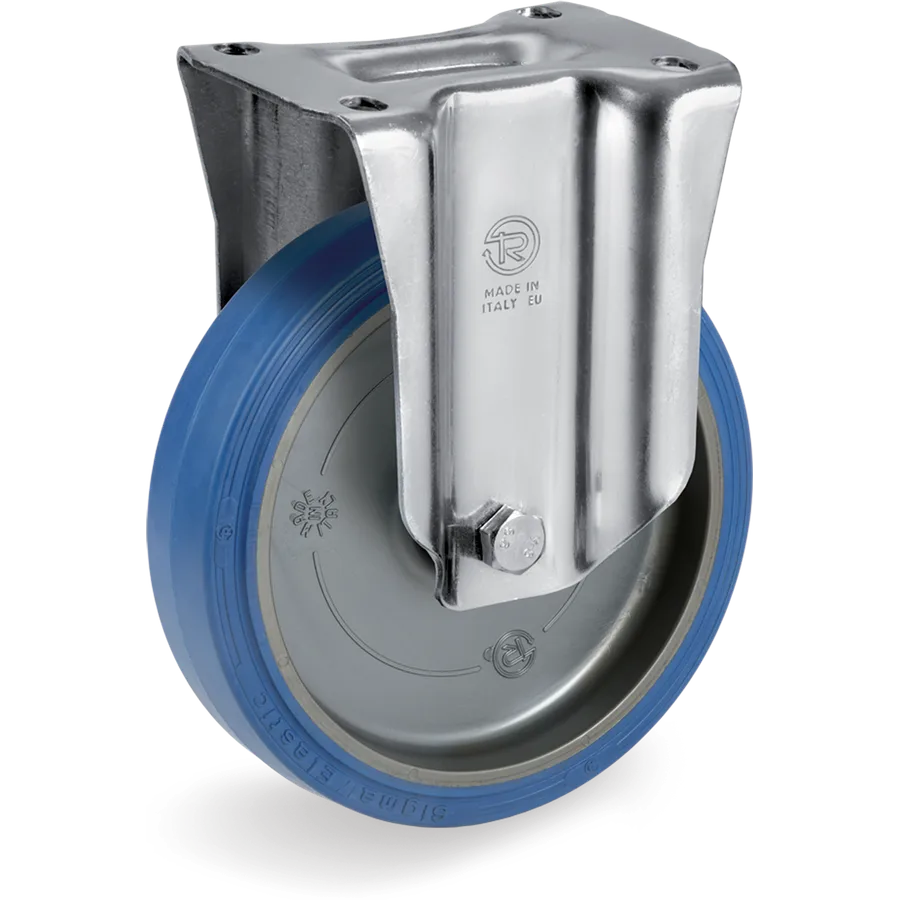 Tellure Rôta 735703 – Rueda fija de goma elástica Ø125×40 mm