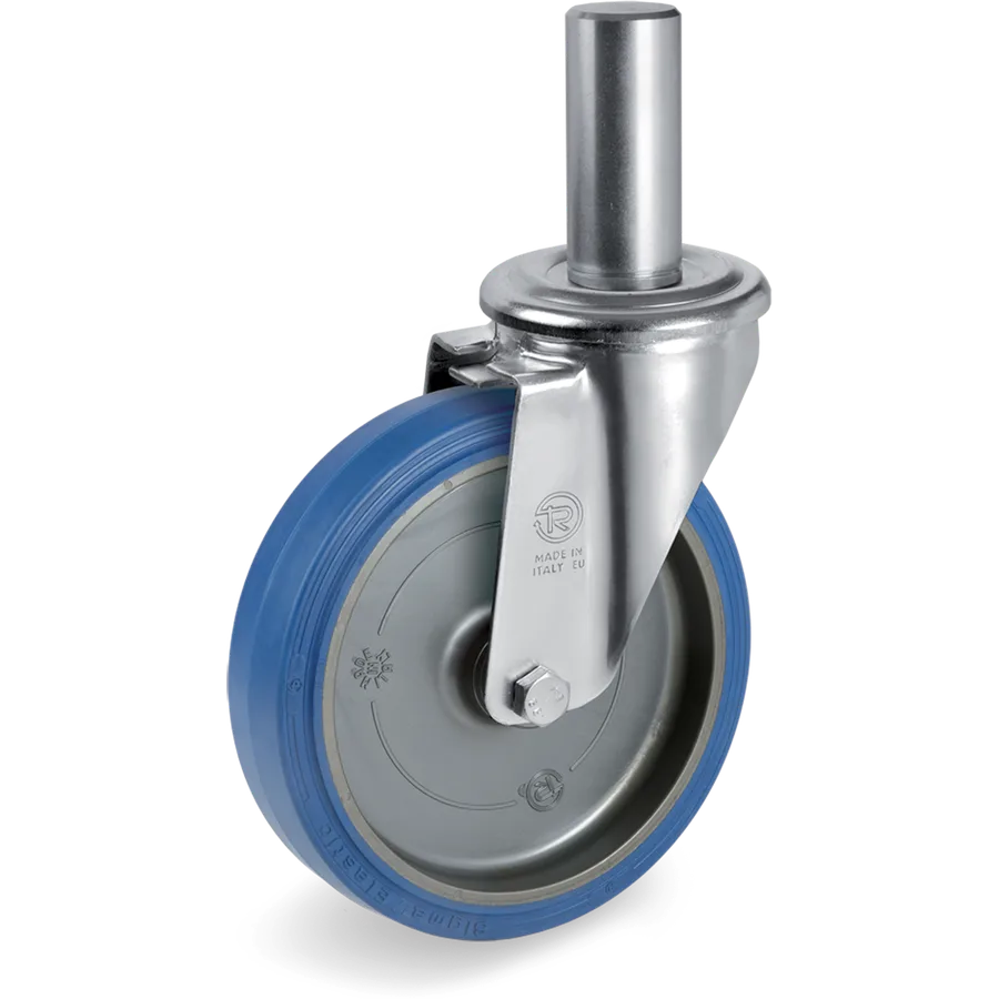 Tellure Rôta 738704 – Rueda giratoria de goma elástica Ø160×50 mm