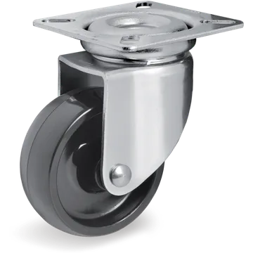 Rueda giratoria de poliamida 6 Ø40×17 mm