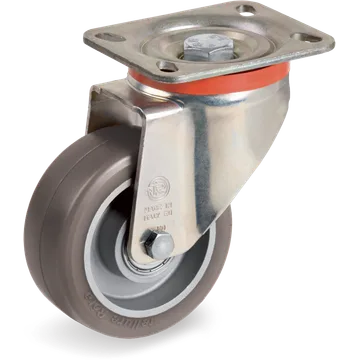 Rueda giratoria de poliuretano TR-PowerHigh Ø100×40 mm