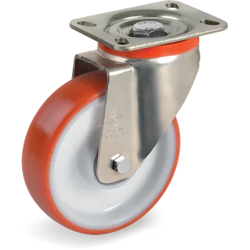 Rueda giratoria de poliuretano termoplástico Ø125×35 mm