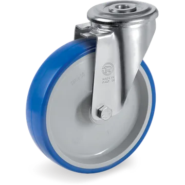 Rueda giratoria de poliuretano termoplástico Ø80×30 mm