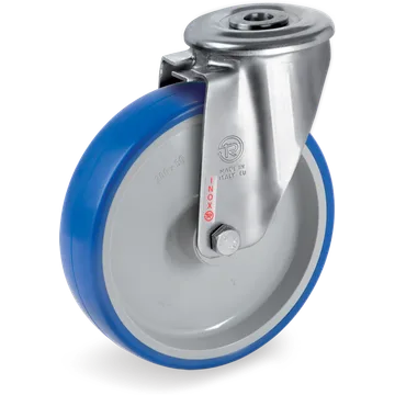 Thermoplastic polyurethane swivel castor Ø80×30 mm