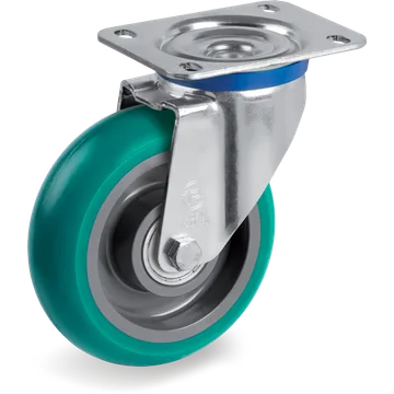 TR-Roll polyurethane swivel castor Ø200×50 mm