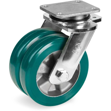 Rueda giratoria de poliuretano TR-Roll Ø160 mm